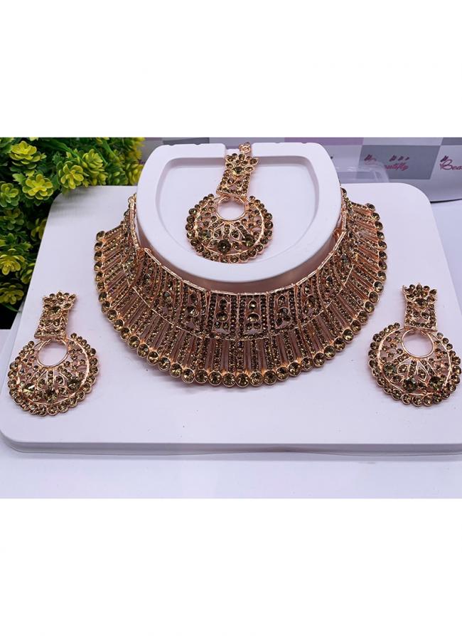 Copper Plated Wedding Jewellery Set